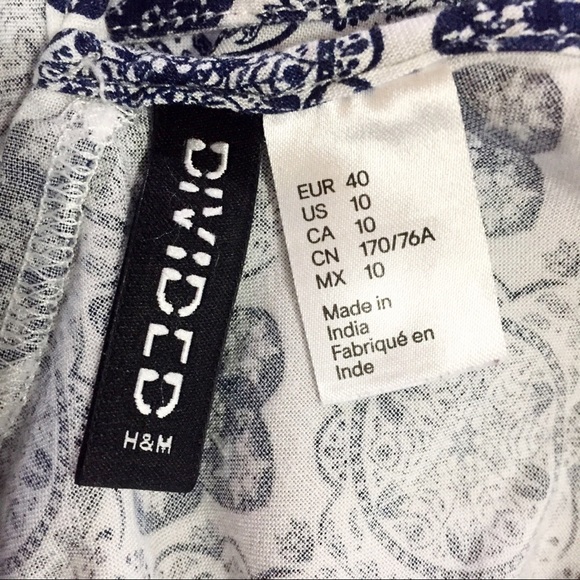 🚫SOLD🚫H&M Divided Blue and White Romper - Picture 7 of 8